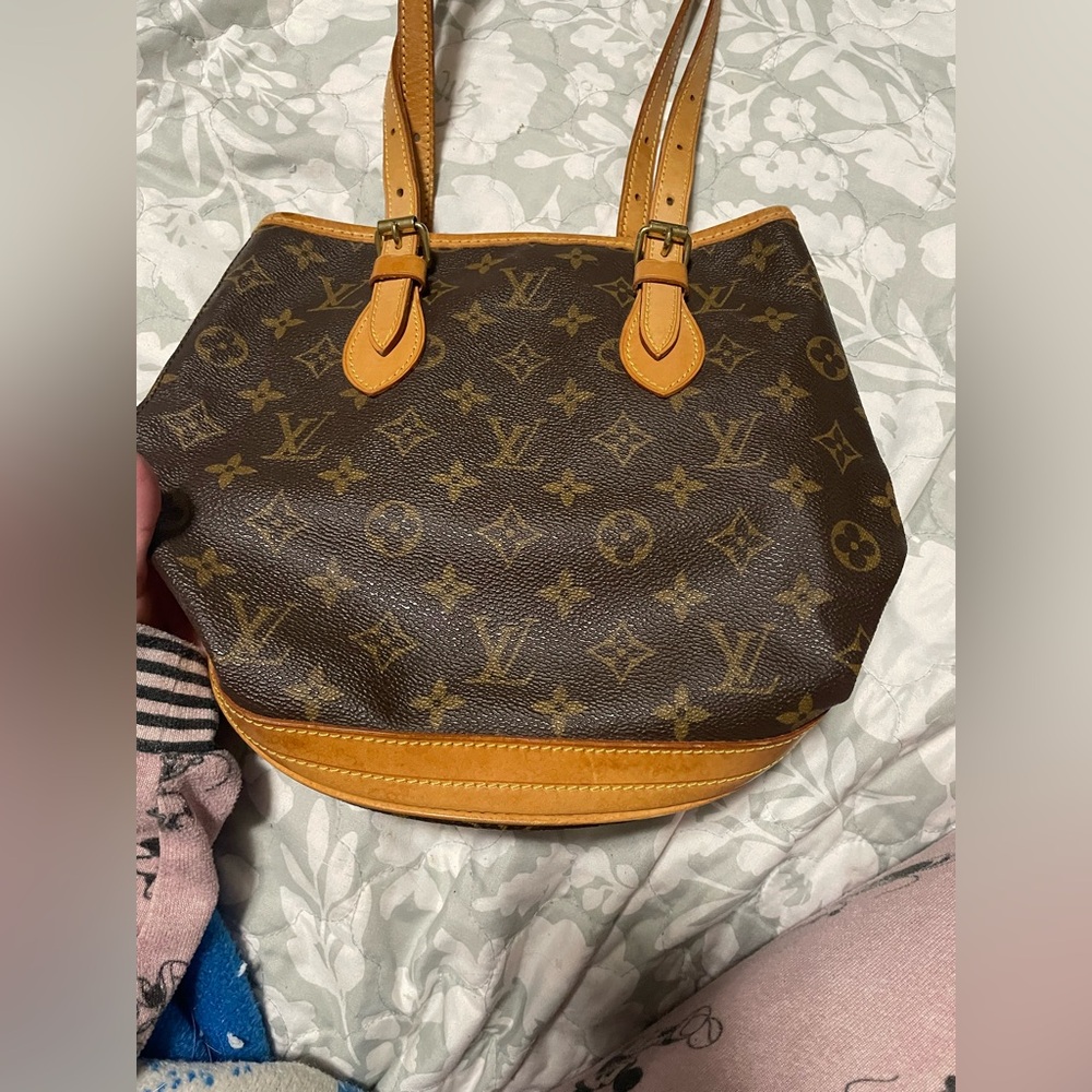 Louis Vuitton monogram petite bucket vintage